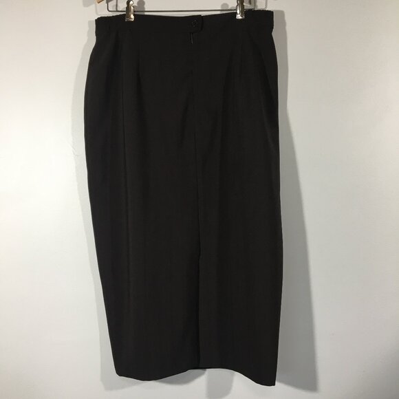 Jonathan Logan Striped Long Pencil Skirt - Picture 2 of 8